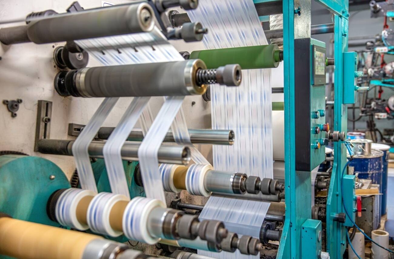 Assorted adhesive tapes including BOPP, masking and stretch film